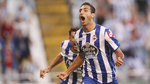 Lucas Perez ghi hơn 1/3 tổng số bàn thắng của Deportivo tính tới lúc này
