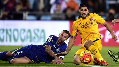 Suarez đang có phong độ cao trong màu áo Barca