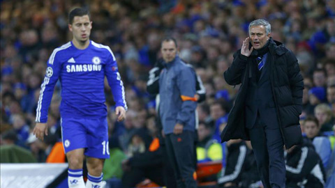 Hazard đang có mâu thuẫn với Mourinho
