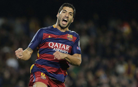 Luis Suarez cũng đóng góp 1 bàn thắng