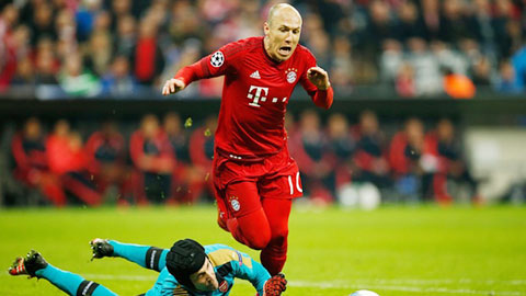 Robben đã ghi bàn, nhưng vẫn chưa lấy lại được vị thế