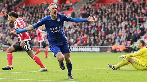 Vardy ghi bàn ở 9 trận liên tiếp ở Ngoại hạng Anh
