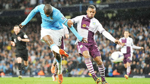 Yaya Toure đã ghi tới 3 bàn trong 4 trận gần nhất gặp Aston Villa
