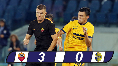 Roma đè bẹp Verona trong cơn mưa nặng hạt ở Olimpico Roma đè bẹp Verona trong cơn mưa nặng hạt ở Olimpico
