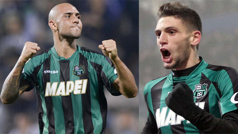 Zara nhiều khả năng sẽ phải rời Inter để nhường chỗ cho Berardi (phải)