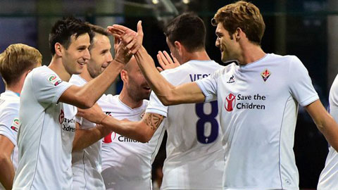 Fiorentina đang có được ngôi vị cao nhất trên BXH Serie A